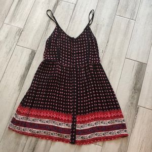 Printed Mini Dress